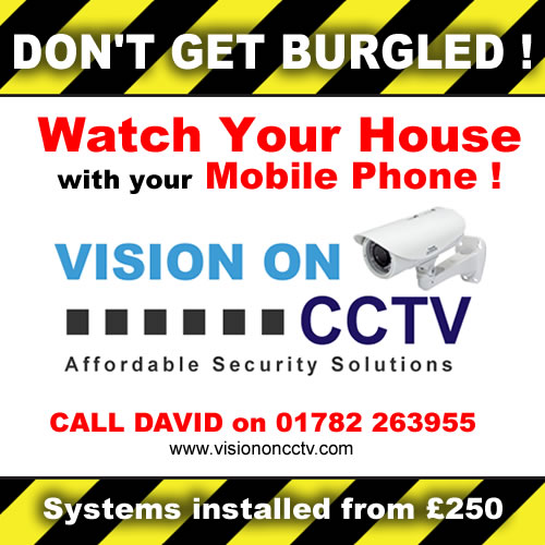 Watch Your House From Your Mobile Phone- Remote CCTV Systems in Stoke on Trent for £250