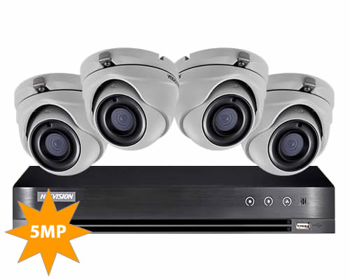 VisionOn Hikvision 4 Camera 5MP Business CCTV System