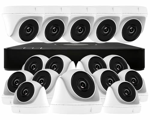 HIWATCH 16 CAMERA HOME CCTV SECURITY SYSTEM